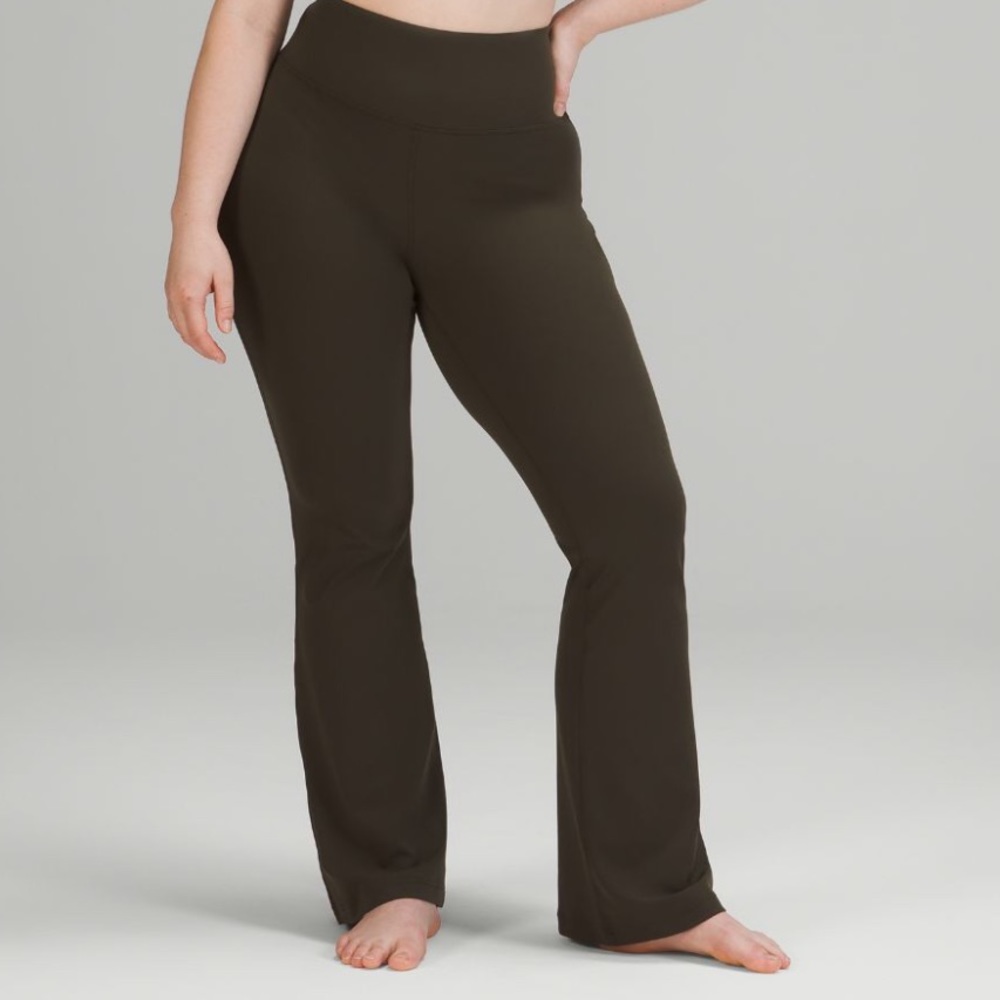 Groove Pant Super High Rise Flare *Nulu in Dark Olive